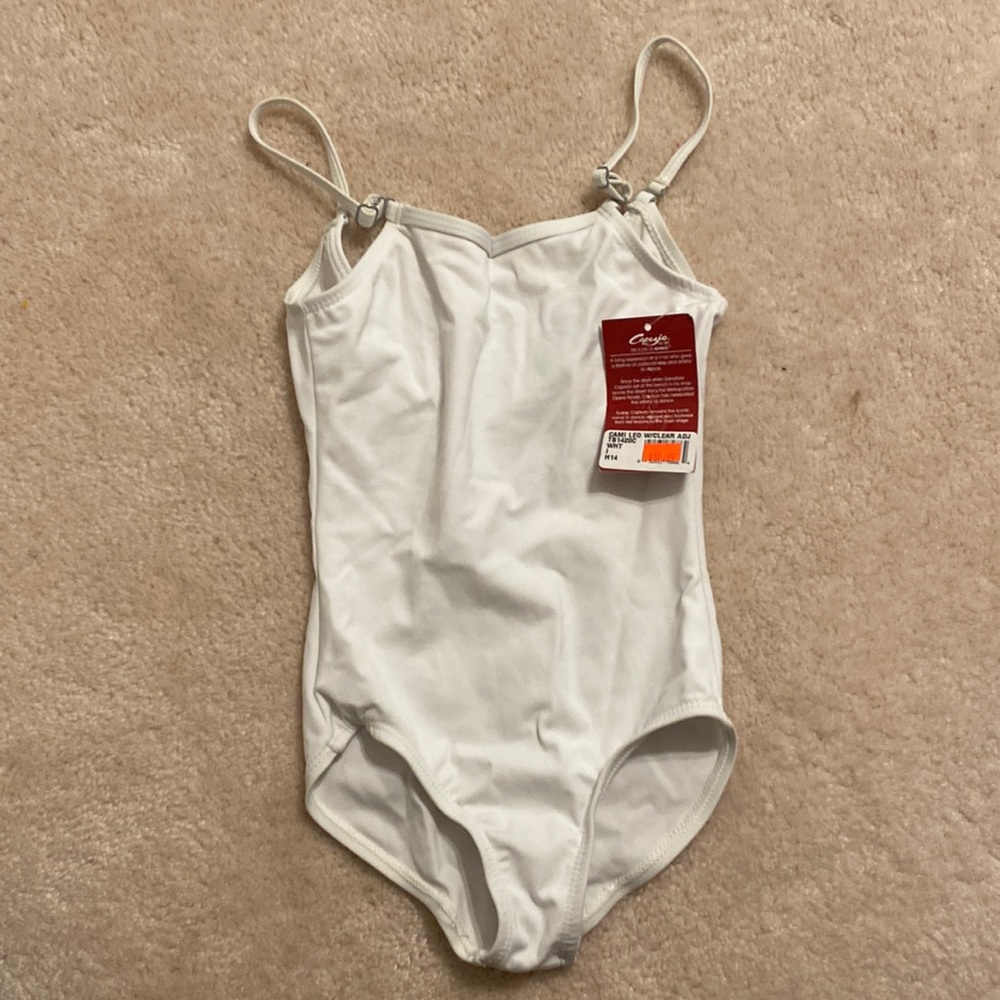 White Capezio Leotard